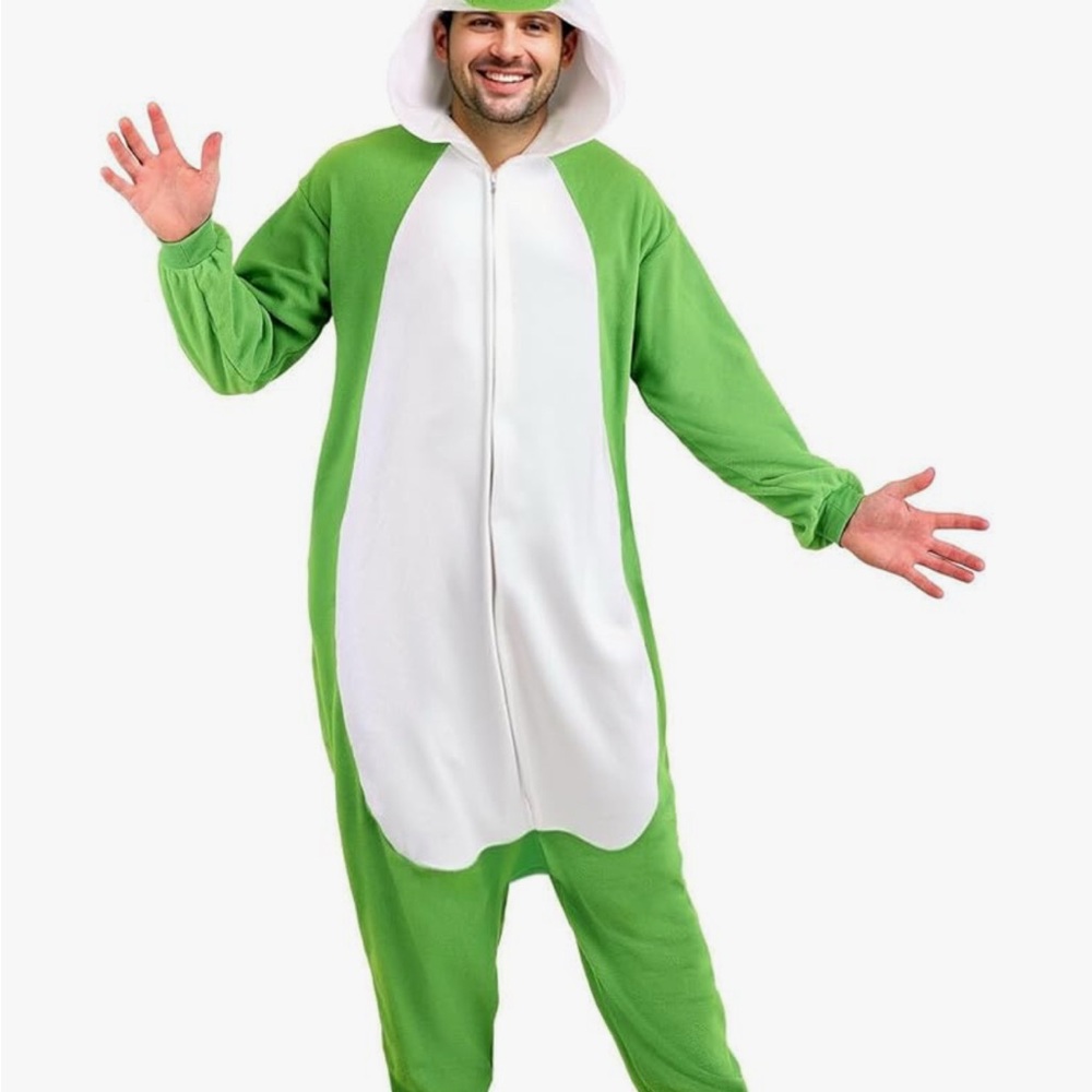Green Dinosaur Hooded Onesie